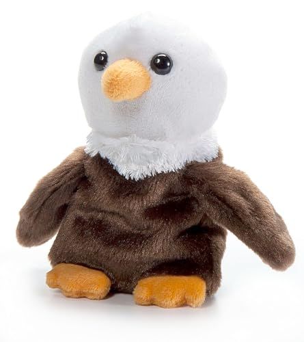Bald Eagle Stuffed Animal Plush, Nuggetz by Zoologee