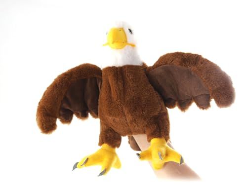 Bald Eagle Hand Puppet Stuffed Animal by Zoologee