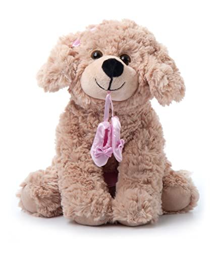 Ballerina Scruffy Dog Stuffed Animal, Dance Gifts by Zoologee