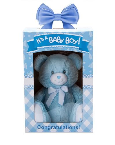 Bently Teddy Bear Stuffed Animal, It's a Boy Blue by Zoologee