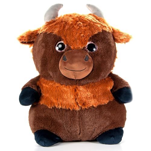 Bison Stuffed Animal Plushie, Puffimalz by Zoologee