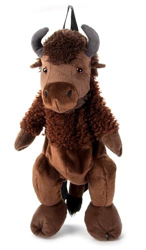 Bison Plush Backpack Stuffed Animal by Zoologee