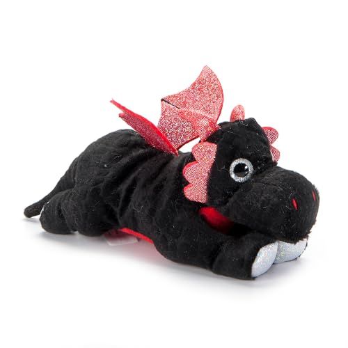 Black Dragon Stuffed Animal Plush, Scoopz by Zoologee