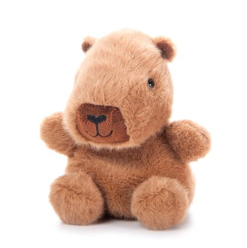 Brown Capybara Stuffed Animal, Nuggetz by Zoologee
