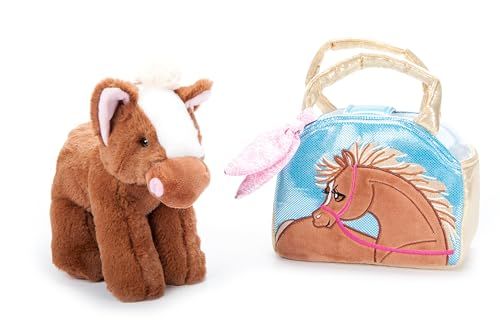 Brown Horse Purse Plush Set Stuffed Animal by Zoologee