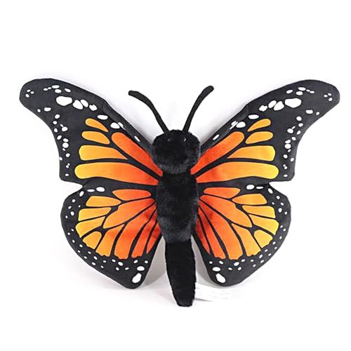 Butterfly Stuffed Animal, Gifts for Girls, Wild Onez Orange Monarch Butterfly Plush Toy (), Large by Zoologee