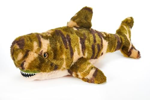 Camo Tiger Shark Stuffed Animal Plushie by Zoologee