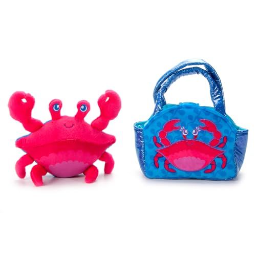 Crab Purse Plush Set Stuffed Animal by Zoologee