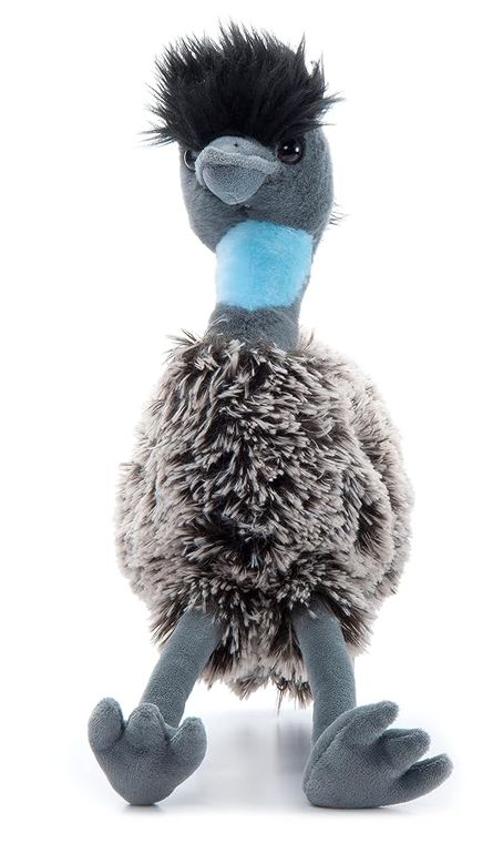 Emu Stuffed Animal Plushie, Wild Onez by Zoologee, view 3