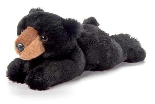 Floppy Black Bear Stuffed Animal Plushie by Zoologee