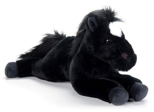 Floppy Black Horse Stuffed Animal Plushie, Wild Onez by Zoologee