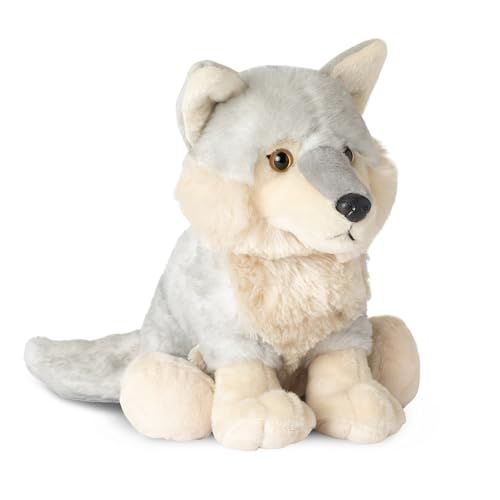 Grey Wolf Stuffed Animal, Wild Onez by Zoologee