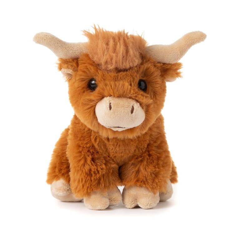 Highland Cow Stuffed Animal Plushie, Puffimalz Zoologee Plush Toy by Zoologee