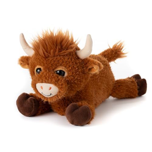 Highland Cow Stuffed Animal, Fuzzlez by Zoologee