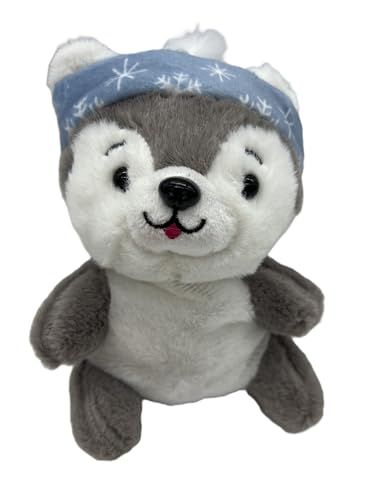 Husky Dog Stuffed Animal Plushie, Nuggetz Husky Dog Plush Toy by Zoologee