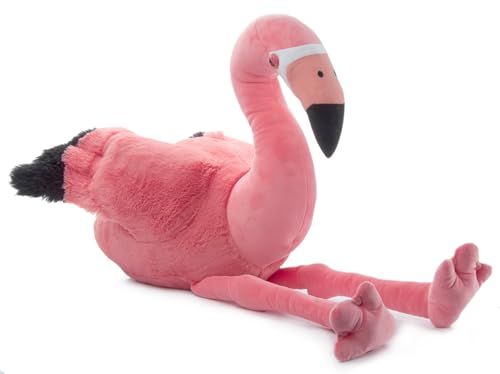 Jumbo Pink Flamingo Stuffed Animal Plush, Wild Onez by Zoologee