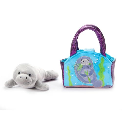 Manatee Purse Plush Set Stuffed Animal by Zoologee