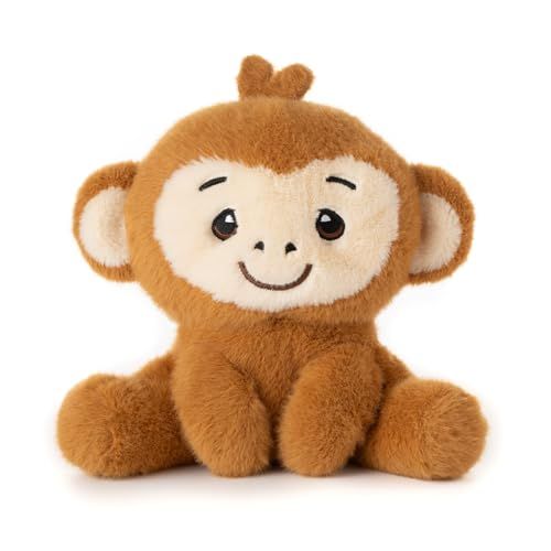 Monkey Stuffed Animal Plushie, Snugletz by Zoologee