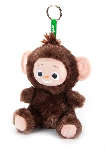Monkey Chummiez Bag Charm Stuffed Animal by Zoologee