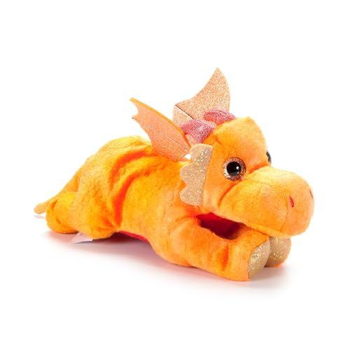 Orange Dragon Stuffed Animal, Scoopz by Zoologee