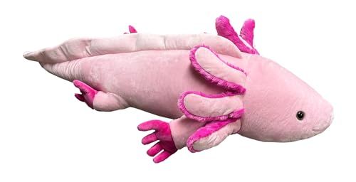 Pink Axolotl Stuffed Animal, Wild Onez by Zoologee