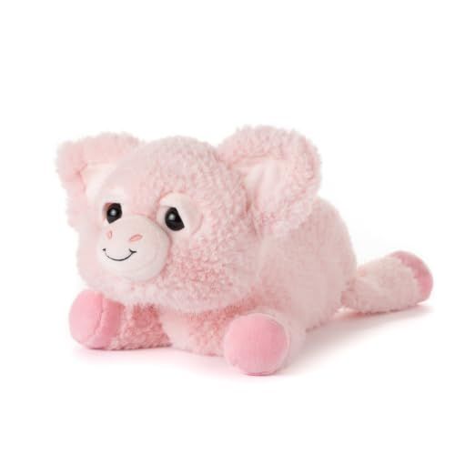 Pink Pig Stuffed Animal Plushie, Fuzzlez by Zoologee