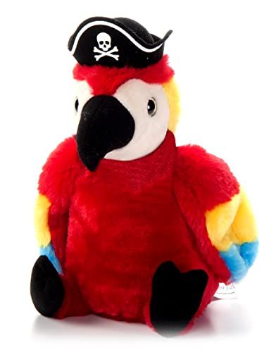 Pirate Parrot Stuffed Animal Plushie by Zoologee