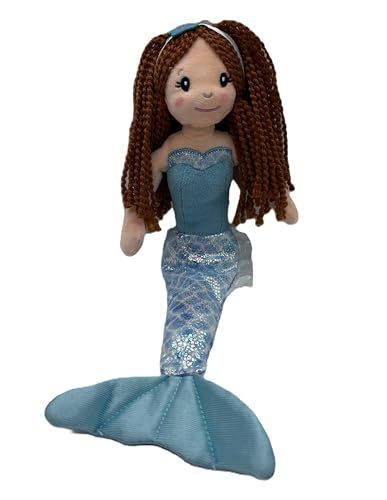 Plush Mermaid Doll, (Red Hair) by Zoologee