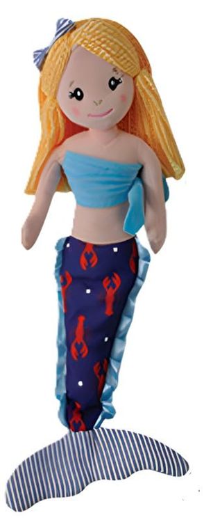 Plush Mermaid Doll, Gifts for Girls, Soft Rag Doll Mermaid by Zoologee