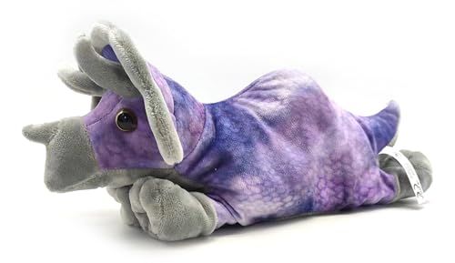 Purple Triceratops Slap Bracelet Stuffed Animal by Zoologee