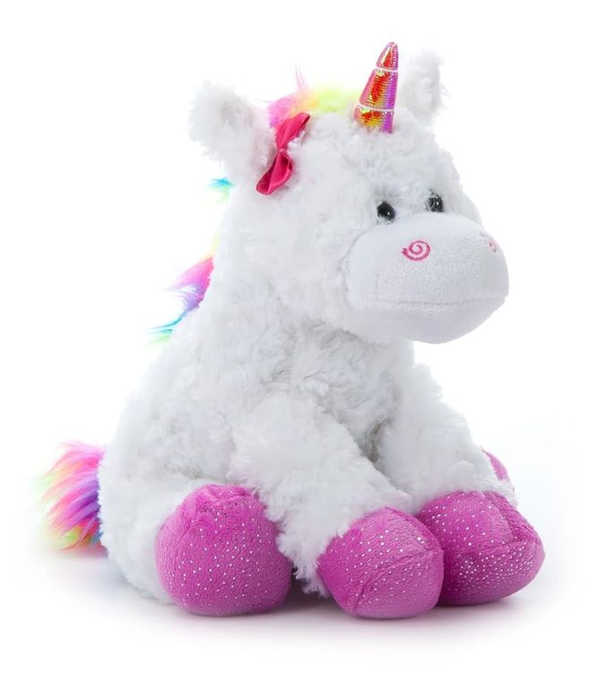 Rainbow Unicorn Stuffed Animal Plushie by Zoologee, view 2