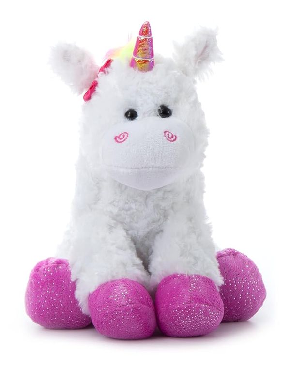 Rainbow Unicorn Stuffed Animal Plushie by Zoologee, view 3