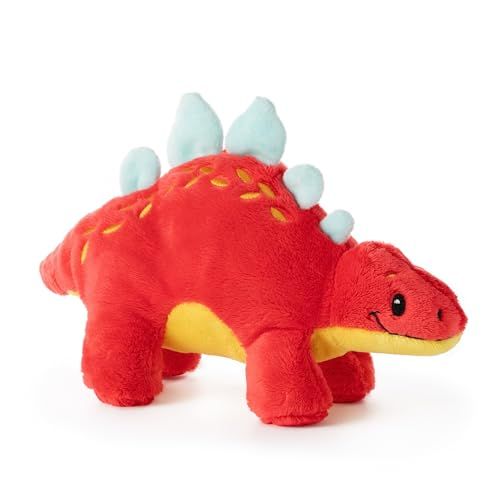 Red Baby Stegosaurus Stuffed Animal by Zoologee