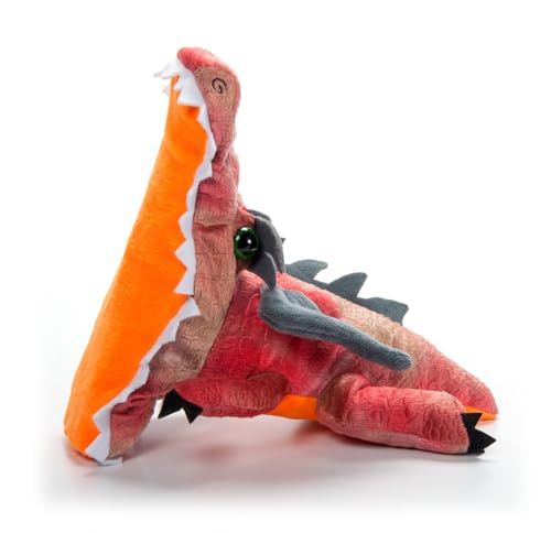 Red Dragon Slap Bracelet Stuffed Animal by Zoologee