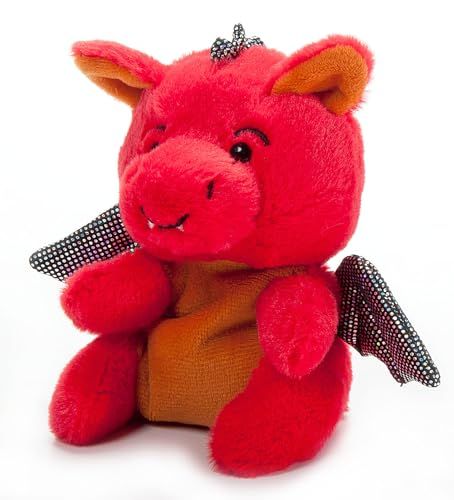 Red Dragon Stuffed Animal Plush, Nuggetz by Zoologee