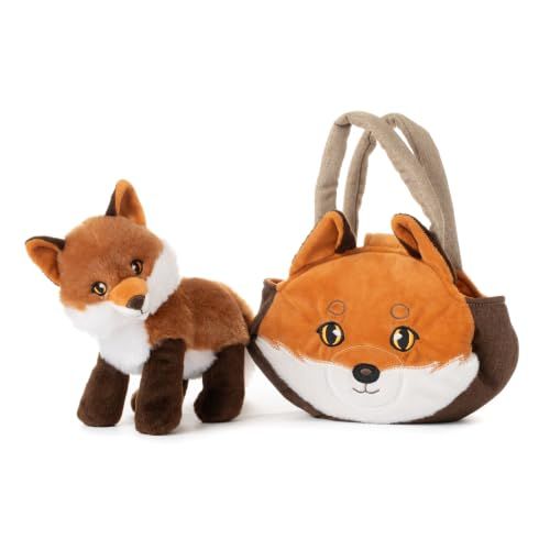 Red Fox Purse Plush Set Stuffed Animal by Zoologee