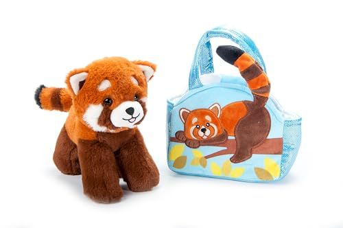 Red Panda Purse Plush Set Stuffed Animal by Zoologee