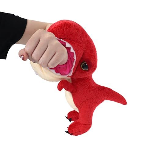 Red T-Rex Slap Bracelet Stuffed Animal by Zoologee