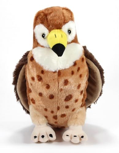 Red Tailed Hawk Stuffed Animal Plushie, Wild Onez by Zoologee