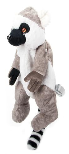 Ring-Tailed Lemur Plush Backpack Stuffed Animal by Zoologee