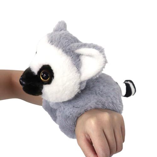 Ring-Tailed Lemur Slap Bracelet Stuffed Animal by Zoologee