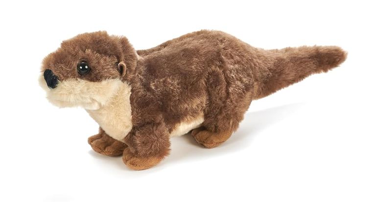 River Otter Running Stuffed Animal Plushie, Wild Onez by Zoologee, view 2