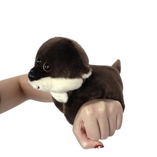 River Otter Slap Bracelet Stuffed Animal by Zoologee