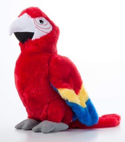 Scarlet Macaw Stuffed Animal, Wild Onez by Zoologee
