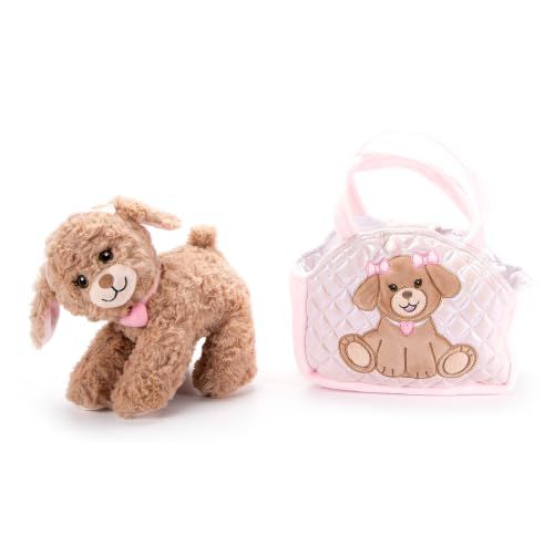 Scruffy Labradoodle Dog Purse Plush Set by Zoologee