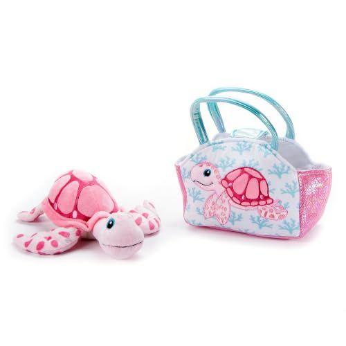 Sea Turtle Purse Plush Set Stuffed Animal by Zoologee