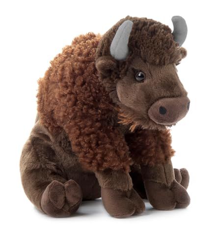 Sitting Bison Stuffed Animal, Wild Onez by Zoologee