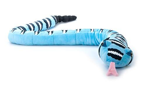 Snake Blue Rock Rattlesnake Stuffed Animal Plushie by Zoologee