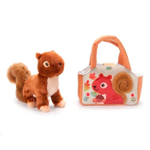 Squirrel Purse Plush Set Stuffed Animal by Zoologee