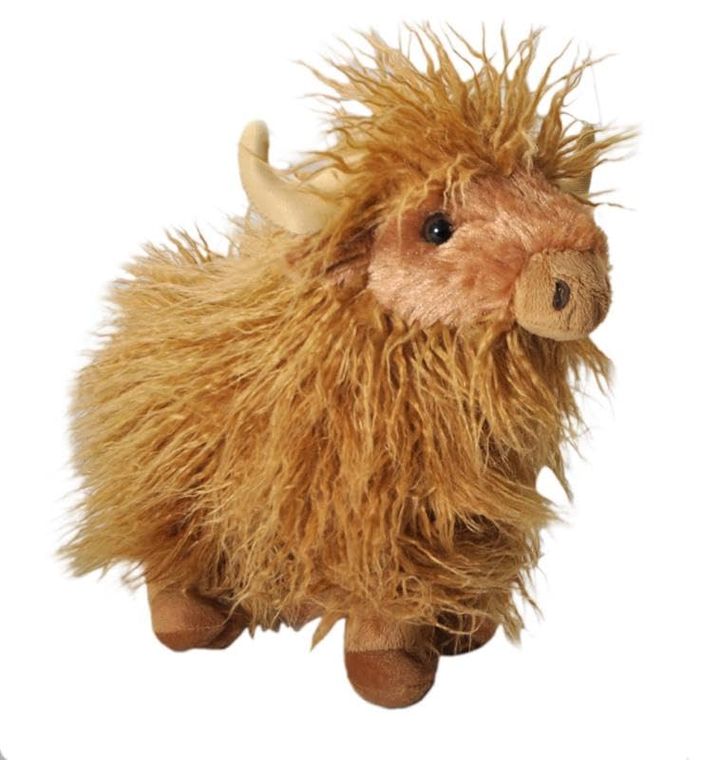 Standing Highland Cow Stuffed Animal, Wild Onez by Zoologee